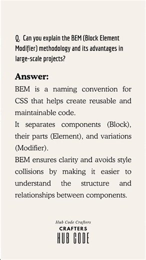“Write Clean CSS Like a Pro! 💻🔥 (BEM)” #frontendcourse #coding #frontend #codeflow