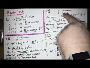 Ratio and root tests for series (Calc 2; Lecture 28; Spring 25)
