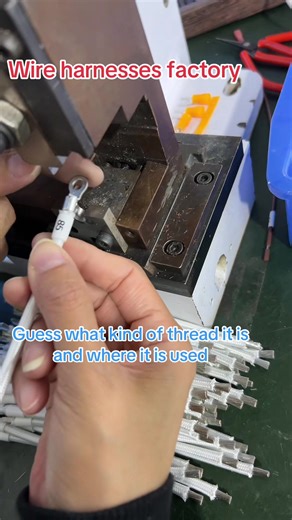 Guess what kind of thread it is and where it is used#harness #energy #customization #automotive #canle