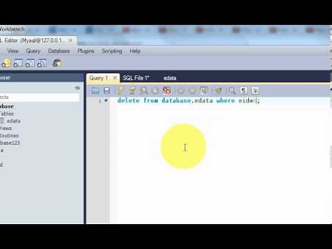 Beginners MYSQL Database Tutorial 9# MySQL DELETE Query