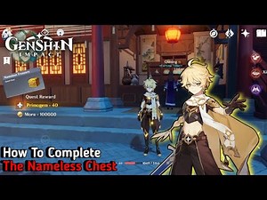Genshin Impact - How To Complete The Nameless Chest In Dunyu Ruins (Full)