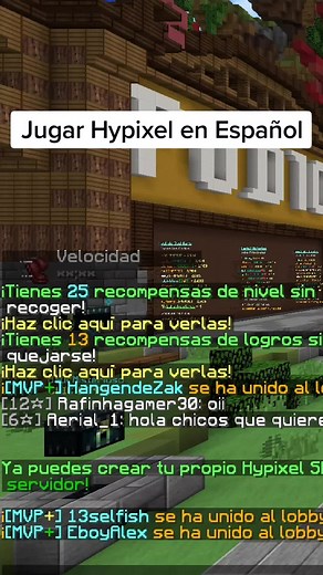 Jugar Hypixel en Español / Skyblock Hypixel en Español #minecraft #hypixel #skyblock #skyblockhypixel #nopremium #minecraftgratis #salwyrr #salwyrrclient #salwyrrlauncher #sorteo #gratis #minecraftpvp #minecraftclients #minecraftclientes #minecraftclips #minecraftpvp #minecraftmemes #minecraftbuilding #minecrafttutorial #universocraft #minemen #hycraft #skywars #skywarsminecraft #bedwars #bedwarsminecraft #mc #pc #fyp #parati #mcyt
