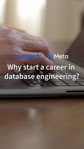 20K views · 128 reactions | Like working with numbers, identifying patterns, and solving data-related problems? If so, database engineering could be the career for you. Learn how you can get job-ready for this role in approximately six months with the Meta Database Engineer Professional Certificate. https://bit.ly/3GOjG5v #MetaDatabaseEngineer #Coursera #ProfessionalCertificate | Coursera | Facebook