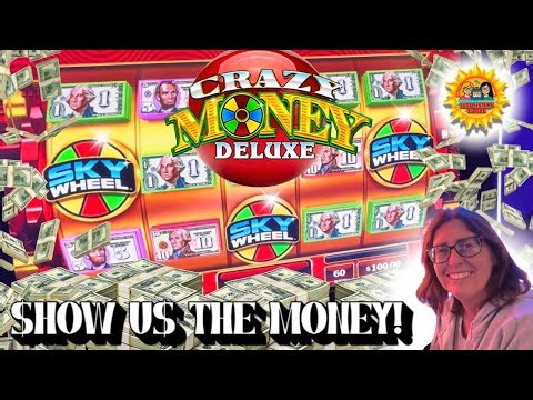 SPIN THE SKY WHEEL on CRAZY MONEY DELUXE #slotsisterssocal #gamblinggame #palacasino #skywheel