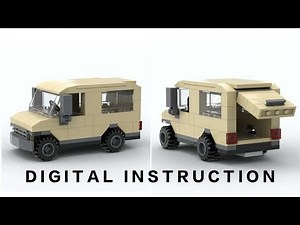 How to build a Lego Van (MOC) | Digital Instruction