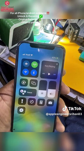 “iPhone X” No internet connection✅#todaywork🥰 #fonefixnepal #appleengineerrihan83 #specialistiphone