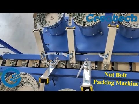 Hardware Counting Packing Machine | Nut Bolt Counting Packing
