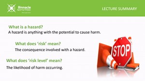 WHS - Hazard Identification and Risk Management