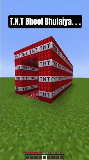 TNT BHULBHULIYA MAINCRAFT 💥🥴 #jj #shorts