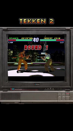 Tekken 2 Law PS1 Gameplay #tekken #tekken2 #ps1 #ps1games #retrogames
