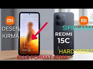 XIAOMI REDMI 15C manual formatting.Hard reset.📲💯