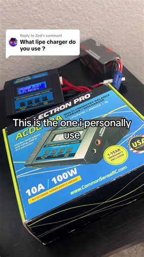 Replying to @Zed ACDC-10A lectron pro #cars #arrma #felony #rccar #charger #lipo #battery #8s #4s