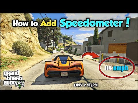 Enable Speedometer In GTA 5 | How To Add Speedometer In GTA 5 | Install Speedometer In Just 4 min!