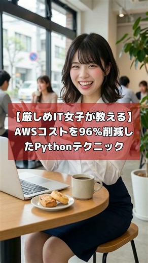 【厳しめIT女子が教える】AWSコストを96%削減したPythonテクニック