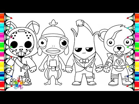 Fortnite New Coloring Pages / Coloring Fortnite Characters / NCS Music