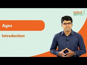 How to Solve Ages Problem and It's Introduction | Quantitative Aptitude | TalentSprint Aptitude Prep Video Lecture | Crash Course for RRB Group D / RPF Constable