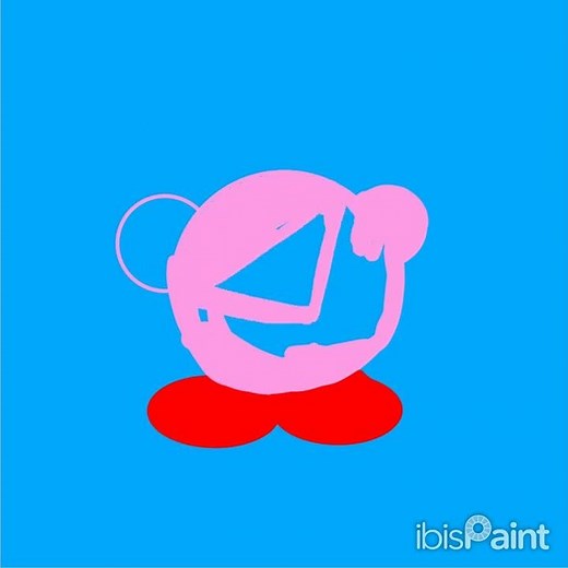 how to draw kirby step by step