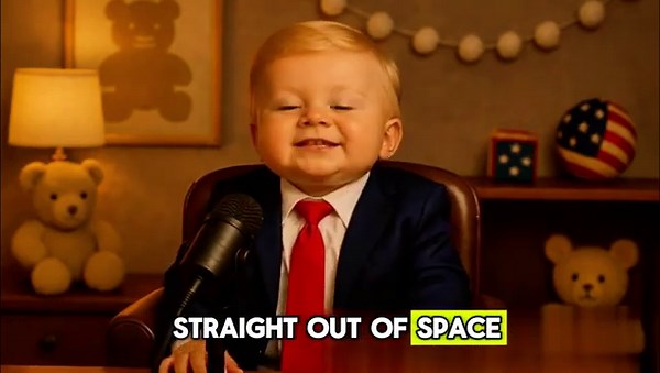 Baby Trump Meets a Baby Alien! 👶👽 | “I Heard You’re the Best Leader on Earth” | AI Comedy