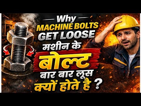 Why Machine Bolts Get Loosen After Some Time | Complete Explanation 🔧