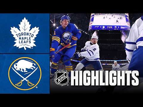 Maple Leafs vs. Sabres | NHL Highlights | March 14, 2026