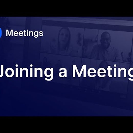 Joining a Zoom Meeting