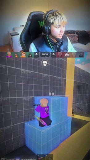 Clutch ace #roblox #murderersvssheriffsduels #mvsd #streamer #pro #progamer