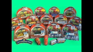 Ride the rails with your favorite CHUGGINGTON DIE CAST trains Wilson, Brewster, Koko, Harrison, Hoot, Toot, Zephie, Irving, Frostini, his ice cream cars,Olwin, Emery, Hodge, Speedy McAllister, Mtambo, Dunbar, Action Chugger, and Chatsworth! Spin around and scissor up and down with Zephie, or make ice cream with Frostini! With realistic detail very close to the show, these die casts are durable and can withstand years of rough play. Connect them all together with the secure front and back couplin