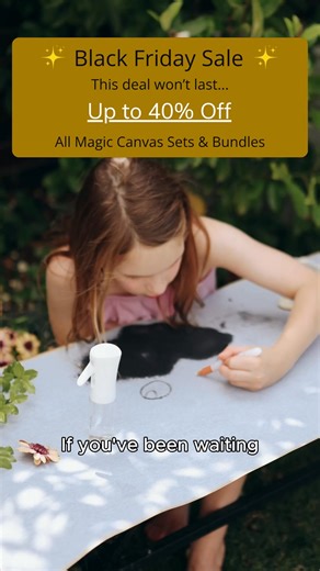 WARNING: Buying the Magic Canvas this Christmas may cause… 🎨Hours of nonstop creativity — paint with just water, watch it dry, and start again ✨A mess-free home — zero paint to scrub, zero panic clean-ups 🌴Peaceful holiday moments — entertained kids = happy parents ✔️Long-lasting play — thanks to durable natural cotton & teak wood materials ✋Zero worry crafting — non-toxic safety tested for little hands 🖌️More rounds of play in one day — because it dries & ready to play again and again 🎁A gi