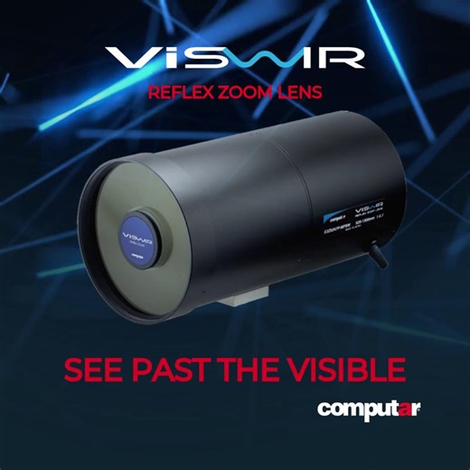 🌟 Unlock the future of imaging with the Computar 1.3MP SWIR 520–1300mm reflex zoom! The lens is designed for both visible and SWIR imaging (400–1700 nm), making it an ideal choice for professionals working with IMX990/IMX991 sensors. Discover more at: https://ow.ly/m9XW50Xv7sv #ImagingInnovation #SWIR #Optics #Computar #PhotoTech #ImagingSolutions | Computar Optics Group