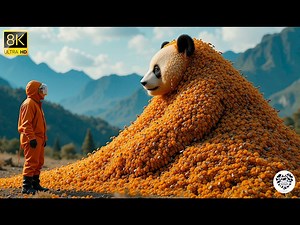 Rescue team helps giant panda escape thousands of bees and tigers #giantpanda #panda #tiger #bee | Black Berry