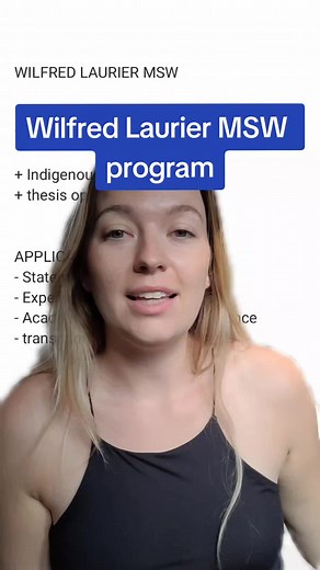 Wilfred Lauriers MSW program has several different options and streams. if you are applying to WLU's Master of Social Work program be sure to check their website for the most up to date information #wlu #canadianuniversities #mswprogram #laurieruniversity #wilfredlaurieruniversity #socialworker #mastersdegree