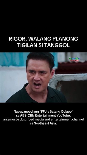Tama na ang kasamaan, Rigor (#JohnEstrada). Taas noong ipinangako ni Rigor sa harap ni Marites (Cherry Pie Picache) na hindi siya titigil sa paghahanap kay Tanggol (#CocoMartin) at singilin ito sa pagsira nito sa kanilang pamilya at sa pagkamatay ni Santino (Ron Martin). Napapanood ang #FPJsBatangQuiapo sa ABS-CBN Entertainment YouTube, ang most-subscribed media and entertainment channel sa Southeast Asia. Patuloy rin itong napapanood sa Kapamilya Channel sa ALLTV2, A2Z, iWant, at TFC. #ABSCBN #