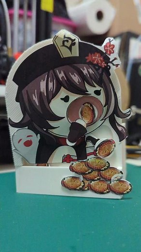 HuTao Chibi Feast: Cute GIF Meme Compilation