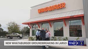 Whataburger breaks ground in Largo, with plans to open more locations across Tampa Bay