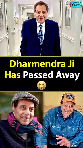 Dharmendra Ji Has Passed Away at 89 😭😭😭 #dharmendraji #fblifestyle #passedaway #death #rip #legendaryactor #dharmendra #sunnydeol #bollywoodnews #biggboss #bollywood #trendingreels #trendingvideo #viralreels #usa #canada #india | Trendy News By Hemant Sharma