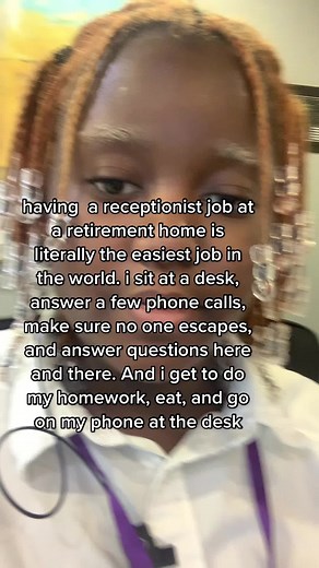 Easiest Receptionist Job at a Retirement Home