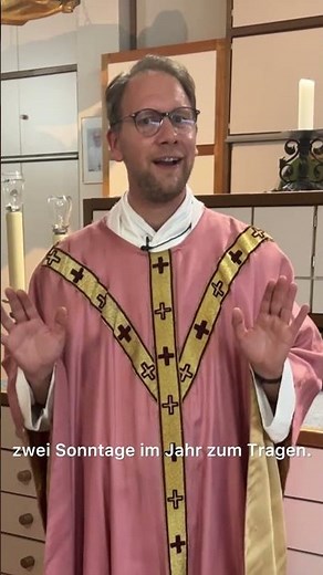The pink chasuble in the liturgy