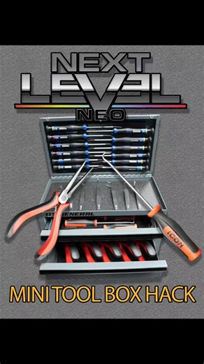 Next Level Neo on Instagram: "Harbor Freight Mini Tool box Retrofit #HarborFreight #MiniToolBox #ToolOrganization #ToolOrganizers #BuilderTools DIYWorkshop GarageOrganization ShopSetup MakerTools WorkshopLife"