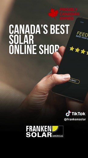 At Frankensolar, we’re passionate about making solar energy accessible, reliable, and simple. With over 30 years of experience, we support solar professionals with quality products, expert guidance, and efficient distribution, so you can focus on what matters most: delivering great projects. • Proudly Canadian-Owned & Operated • Engineering & Technical Support • Curated Product Selection • Nationwide Shipping & Logistics Looking for a partner in solar? We’d love to connect. Let’s build a brighte