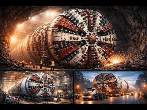 How Huge Tunnel Boring Machines Are Built | Inside the Mega TBM Factory (Full Process)