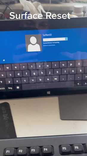 Surface Passwort vergessen zurücksetzen Anleitung