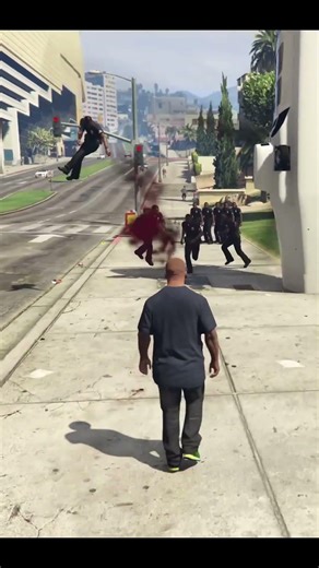 ESCAPING A GANGSTER'S SECRET BASE | GTA 5 GAMEPLAY #164 #shorts #gta5