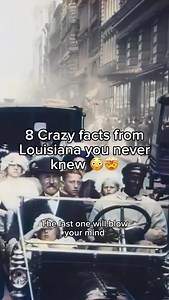 853K views · 25K reactions | 8 Crazy facts from Louisiana you never knew 勞 #history #crazyfacts #historyfacts #usahistory #factsyoudidntknow #louisiana #louisianacheck | Historical Insights | Facebook