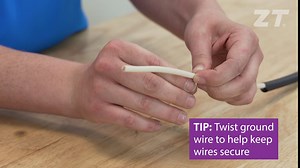 Shrink-N-Shield (3:1) – EMI Shielding Protection Heat Shrink Tube w/Ground Wire - 0.375” Diameter - 12" Long