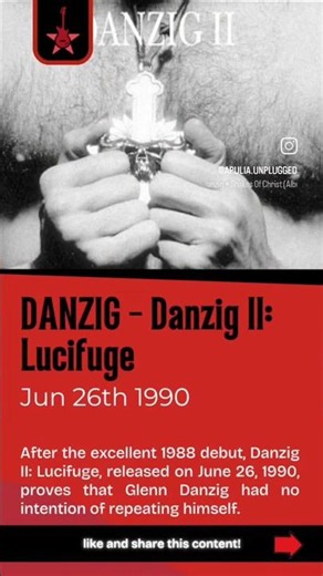 DANZIG – Danzig II: Lucifuge (1990) 🤘🔥 #Danzig #HeavyMetal #Lucifuge #Metal