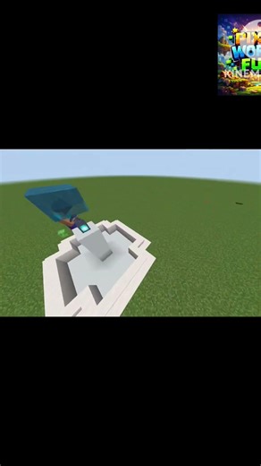 Easy Minecraft Fountain Build in 20 Seconds 💧 #shorts