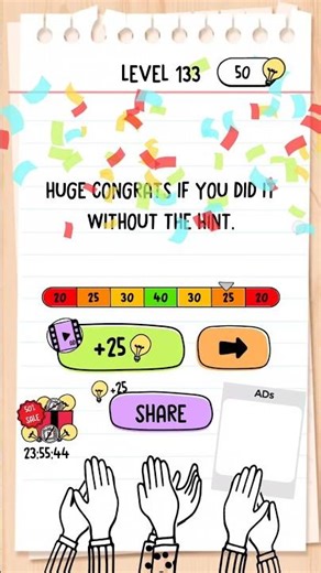 Brain Test: Level 131-135 Solution #braintestsolution #games #braintestlevel #gaming #braintest #yt