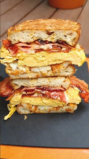 Best Toasted Sandwich - French Toast Bacon & Egg Toastie