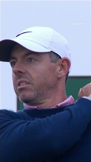 This Rory tee shot...😬 #shorts #golf #pgatour
