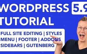 WordPress 5.9 完整网站编辑教程